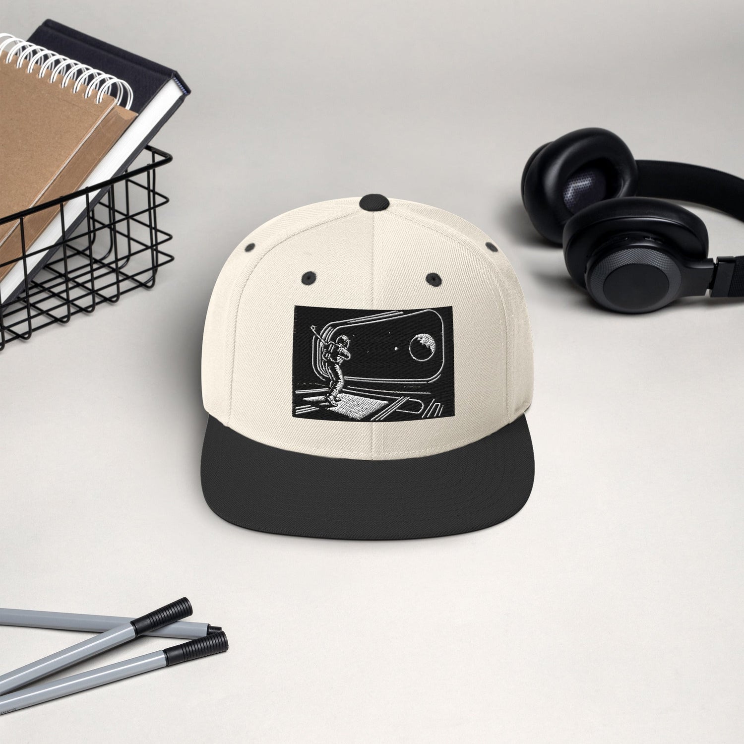 Dollar Hustle Space Golf snapback hat