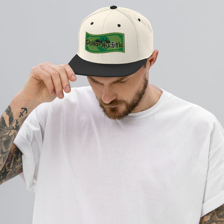 Dollar Hustle logo snapback hat