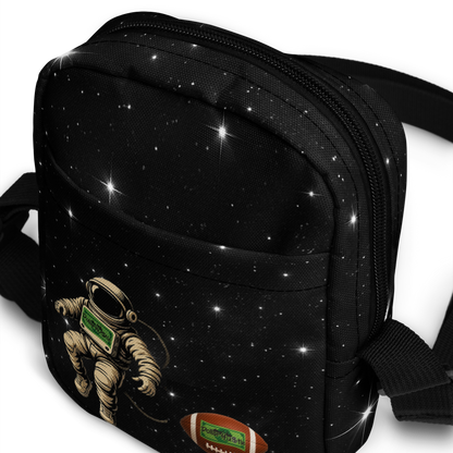 Space Football Crossbody Utility Bag