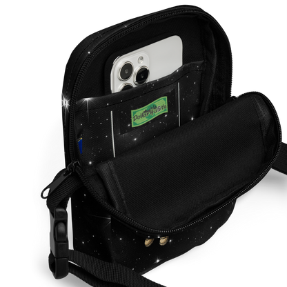 Space Football Crossbody Utility Bag