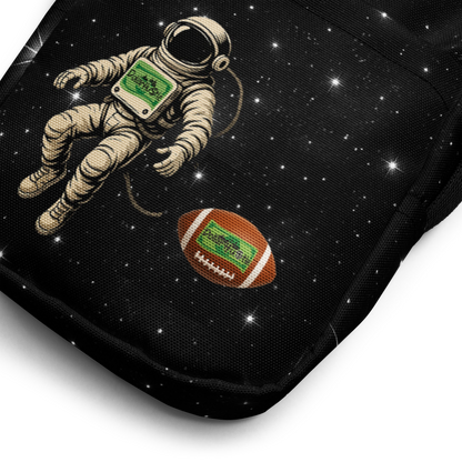 Space Football Crossbody Utility Bag