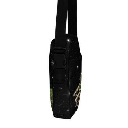 Space Football Crossbody Utility Bag