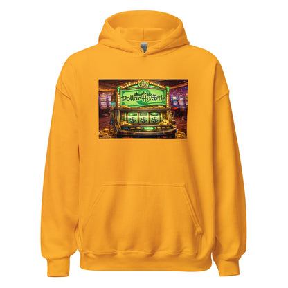 Casino #1 design on gold heavy blend hoodie